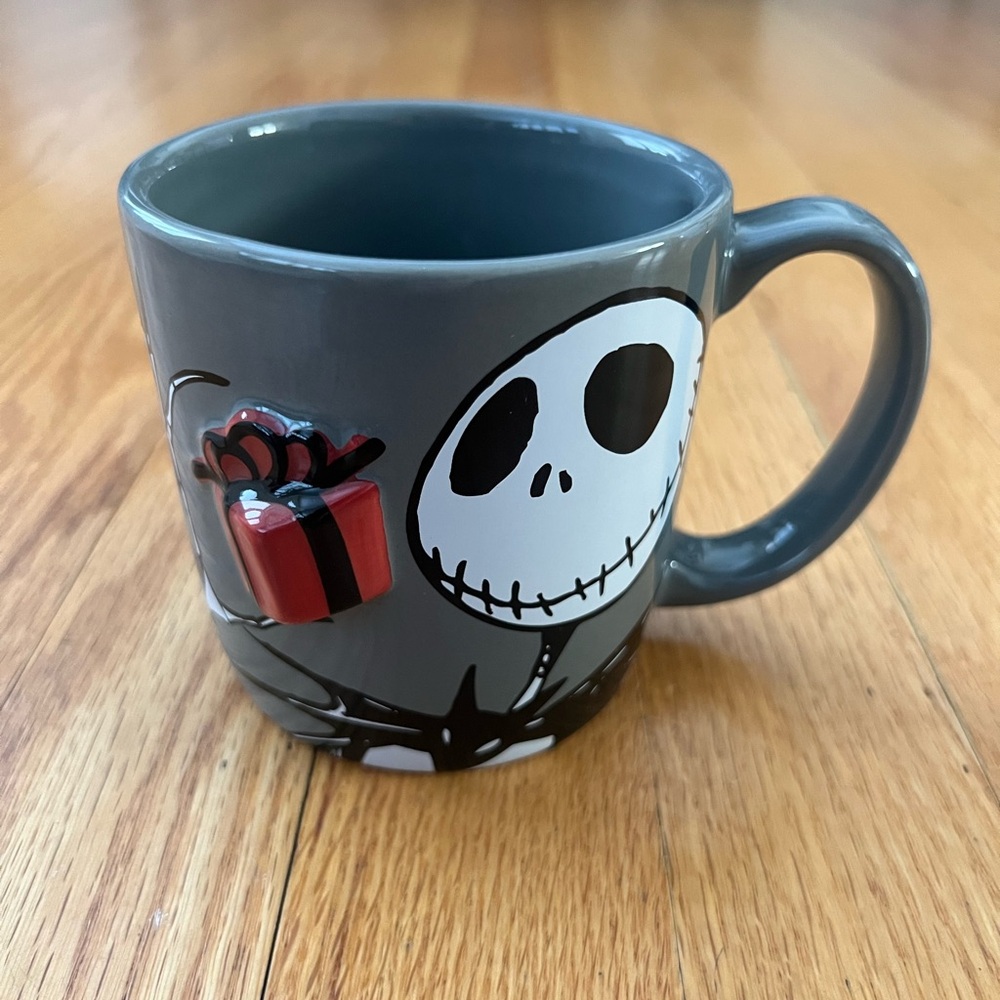Disney Store Nightmare Before Christmas Jack Skellington 3D Gift Coffee Cup Mug